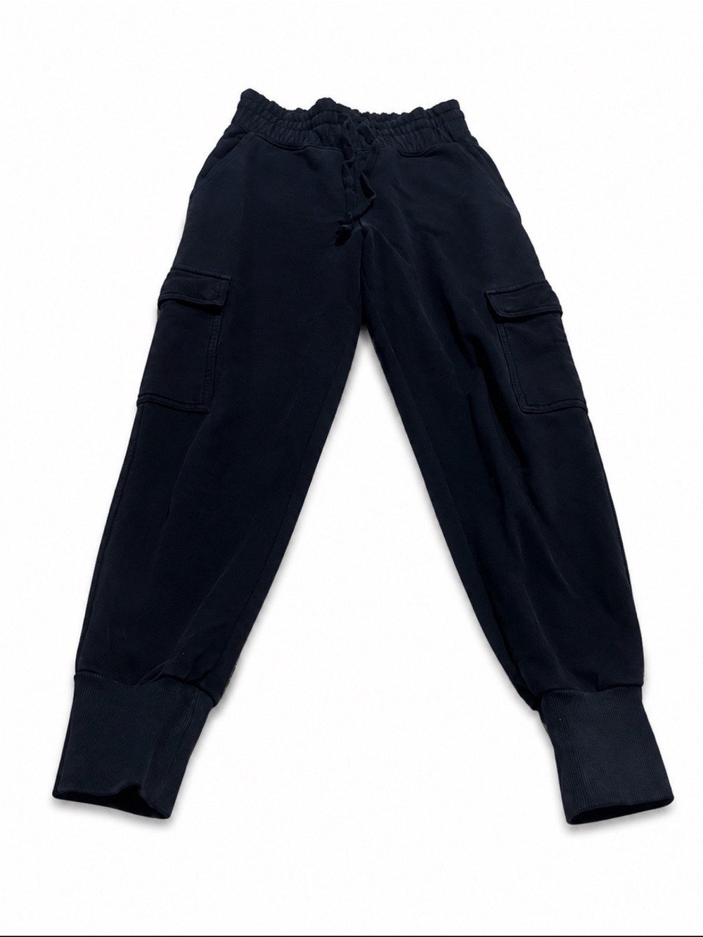 Fabletics Black Cargo Jogger Sweatpants XS Athleisure Lounge Pants Women’s